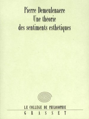 cover image of Théorie des sentiments esthétiques